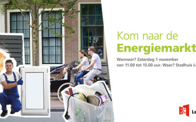 Zaterdag 1 november: Energiemarkt in het Stadhuis